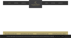 Desktop Screenshot of albatrosconstruccio.com